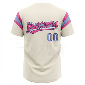 High Quality Breathable <b>Baseball</b> Two Button Shirts Comfortable Quick Dry <b>Baseball</b> Two Button Shirts - Product Image 4