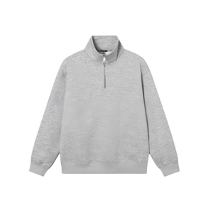 Sudadera con Cuello Alto y Cierre de Cremallera 1/4, Unisex, Talla Grande, Estilo Cleanfit, Personalizable con Logotipo, Sudadera Gruesa para Hombre - Product Image 6