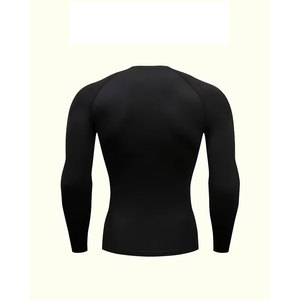 Vente en gros 1 pièce T-shirt de sport moulant à manches longues pour homme, été/automne, entraînement et fitness - Product Image 2