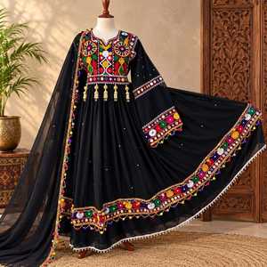 AA IMPEX Vestidos Maxi Vintage Afganos Hechos a Mano de Alta Calidad para Mujer, Vestidos de Novia Tradicionales - Product Image 2