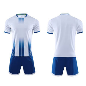 Men's Adult Soccer Uniform Sets 100% Polyester Quick Dry Breathable Lightweight Sleeveless Stand Collar <b>Heat</b>-Transfer - Product Image 1