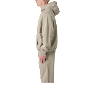 Sweat à capuche surdimensionné de haute qualité Sweats à capuche français Drop Shoulder Strings Heavy Oversized Men Hoodies du fournisseur BD - Product Image 3