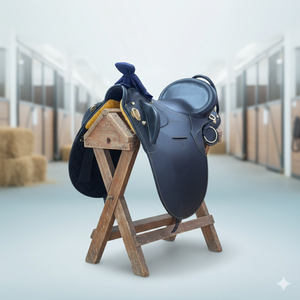 Silla de Montar Tradicional Australiana de Cuero con Armazón de Madera para Senderismo, Rancho y Equitación - Product Image 3