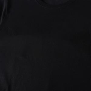 Camiseta Ringer Premium de Algodón Negro para Hombre |   Bordado Chenille con Letras Griegas Personalizadas y Dobladillo Curvo |   Ropa Griega OEM, Ropa Urbana - Product Image 2