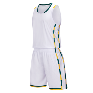 Conjunto de Uniforme de Baloncesto Sublimado Personalizado para Hombres y Jóvenes, Camisetas y Pantalones Cortos de Entrenamiento de Equipo de Tela de Malla Transpirable, Alta Calidad - Product Image 4