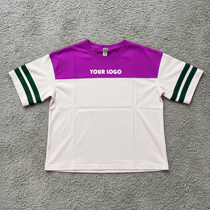 T-shirt d'été personnalisable pour femme avec appliques et logo imprimé – Vente en gros, étiquette privée vierge - Product Image 2