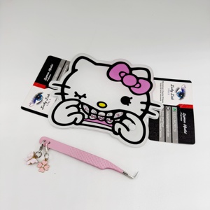 Novedad: Herramientas para Pestañas Lucky Lash, Diseño Hello Kitty, Placas Acrílicas para Pestañas, Placa Magnética Moderna para Extensión de Pestañas, Herramientas de Belleza Duraderas - Product Image 1