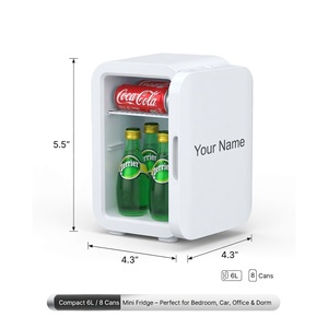 OEM Thermoelectric Portable Beauty Fridge Wholesale 6L Mini Skincare Refrigerator <b>Cooler</b> Warmer for Cosmetics and Food - Product Image 3