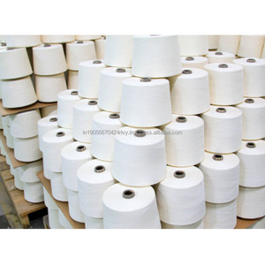 Composition de fil à bout ouvert en coton recyclé à tricoter en polyester recyclé - Product Image 6