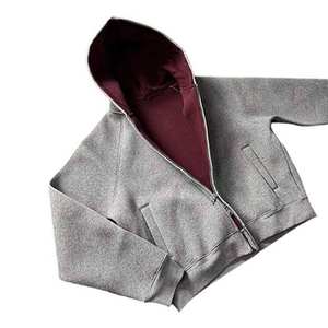 Sweat à capuche double couche pour homme, chaud pour l'hiver, avec logo personnalisé, 100% coton, respirant et coupe-vent - Product Image 3