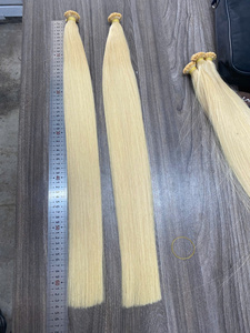 Pointe plate/ Mini pointe plate/ Cheveux vierges en vrac 100% humains vietnamiens non traités, meilleure qualité et best-seller, blonds, pointes pleines - Product Image 2