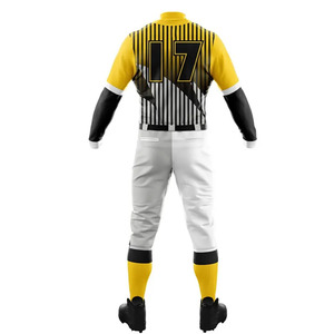 Uniforme de baseball imprimé par sublimation, fabriqué en usine, tissu tendance et respirant, très demandé. - Product Image 6