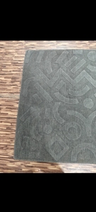 Tapis en laine tufté à la main, abstrait et moderne, avec motifs en relief - Product Image 2