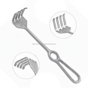 Écarteur osseux israélien à 5 pointes émoussées en acier inoxydable - Product Image 1