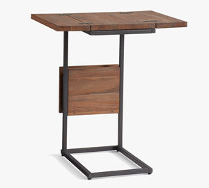 Allen Rectangular Extending C-Table-Compacto y versátil con base de acero para muebles de interior - Product Image 5