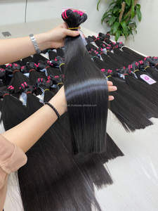 EXTENSION de cheveux humains vierges, double Machine, tissage, fermeture, fabrication de perruque, vietnamien, au prix de gros - Product Image 4