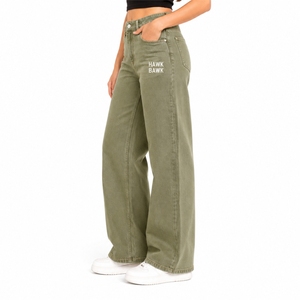 Jeans en denim pour femmes, élégants, confortables, durables, modernes, décontractés, en tissu denim extensible en coton - Product Image 3