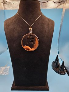 จี้เพชรโมอิสซาไนต์แบบสั่งทำพิเศษ ตัวอักษรชื่อแบบฮิปฮอป ประดับเพชรเต็มตัว  จี้เงินแท้ 925  จี้วงกลมสองสีแบบสั่งทำพิเศษ - Product Image 4