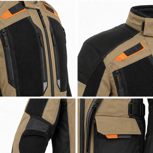 Chaqueta de Motocicleta para Hombre de Alta Calidad, Ventilada, Multitemporada, de Cordura, Transpirable, con Malla, Textil, para Verano - Product Image 5