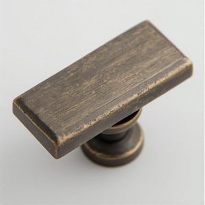 Vintage Brass Door Knob Solid Round Shape Classic Design for Wooden Door Home Hardware - Product Image 3