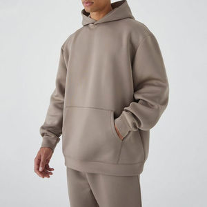 OEM ODM Wholesale 220g <b>Polyester</b> Cotton Custom Logo High-Quality Men's <b>Hoodies</b> & Sweatshirts Sets - Product Image 3