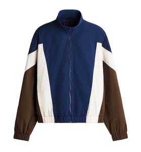 Chaqueta Cortavientos para Hombre Más Vendida al por Mayor, con Logotipo Personalizado, Cuello Alto, Cremallera, Transpirable, Informal - Product Image 2