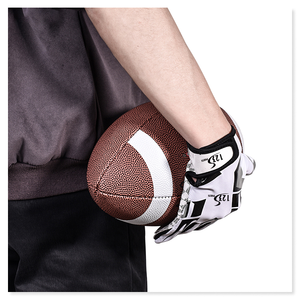 Rugby American Football Equipment Sports Goalkeeper Receiver <b>Glove</b> Football <b>Gloves</b> for Youth and Adult - Product Image 3