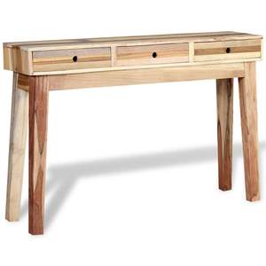 Mesa Consola de Madera Reciclada Beige Medio - Product Image 5