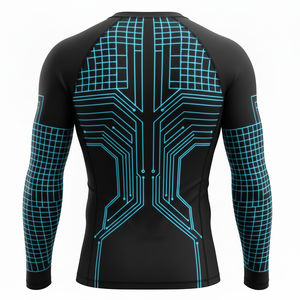 Maillot de bain unisexe à manches longues, coupe compressive, séchage rapide, pour sports nautiques, gym et entraînement - Product Image 2