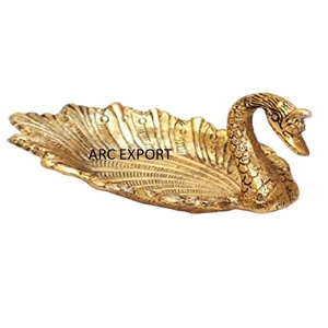 Pájaros Mesa única dorada Cuencos decorativos para servir Pájaros Diseñador Elegante Fruta seca Postre Fechas Servidor de chocolate Cuencos - Product Image 1