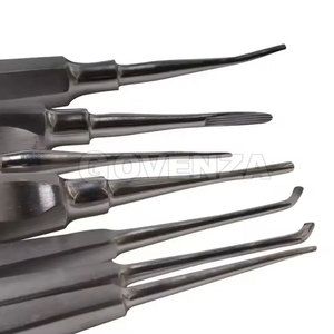 Juego Profesional de Elevadores Dentales Manuales de 13 Piezas, Herramientas de Acero Inoxidable con Agarre Ergonómico para Procedimientos de Extracción Dental - Product Image 5