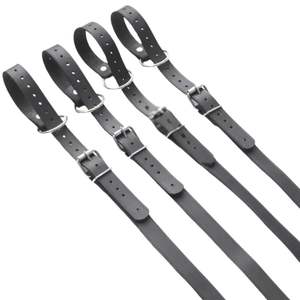 Genuine Sheep Skin Neck Collar Soft Padding Heat-Transfer Printed Steel Buckle 4.5cm Width Control Ring Model FW-LCR-1035-Custom - Product Image 4