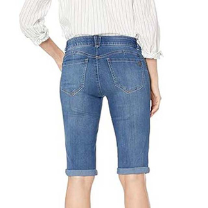 Shorts de Mezclilla de Algodón para Mujer al por Mayor 2026, Transpirables, de Secado Rápido, Ecológicos, con Logotipo Personalizado, Servicio OEM - Product Image 3