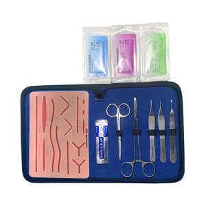 Kit de formation en suture pour étudiants en médecine et en médecine vétérinaire, instruments médicaux, coussin d'entraînement chirurgical, kit de formation médicale - Product Image 1