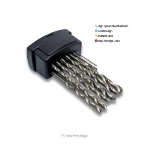 Jeu de 13 forets hélicoïdaux HSS de haute qualité pour le perçage du métal, tailles multiples 1,5-6,5 mm, pour atelier et bricolage - Product Image 2