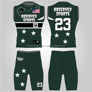 Tenue de football 7v7 pour jeunes : Maillot et short respirants, à séchage rapide, antibactériens, entièrement sublimés et compressifs - Product Image 1