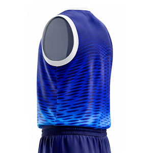 Uniforme de Entrenamiento de Baloncesto Sublimado Profesional, Transpirable, 100% Poliéster, de Secado Rápido, Talla Grande, Chaleco Personalizado con Nombre y Número del Equipo - Product Image 6