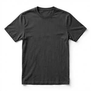 Camiseta de Hombre 100% Algodón, Manga Corta, Cuello Redondo, Corte Regular, Tejido Jersey Informal, Color Sólido, Transpirable, Teñido Liso, Logotipo en la Espalda - Product Image 4