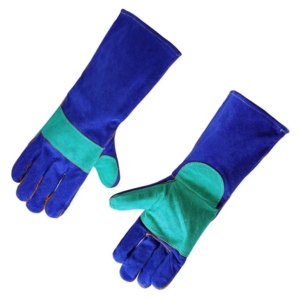 Extreme Aluminized Cowhide Split Leather Welding Gloves CE Certified 11 oz Safety <b>Cuff</b> Heat Protective Hand & <b>Arm</b> Protection - Product Image 5