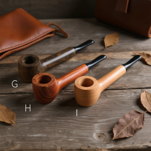 Pipa de Tabaco de Diseño Vintage Hecha a Mano de Alta Calidad, Pipa para Fumar de Madera Natural Duradera, Reutilizable y Ecológica, Portátil y Personalizada - Product Image 3