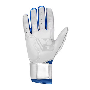 High Quality Black Polyester Sinewy Sports Softball <b>Baseball</b> Batting <b>Gloves</b> Hook Loop Closure Left-Handed Breathable Durable - Product Image 3