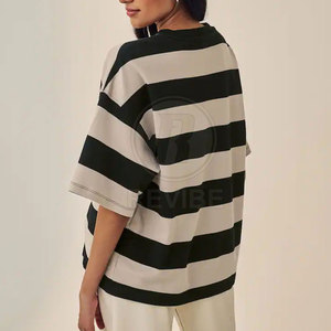 T-shirts amples pour femmes de qualité supérieure, professionnels, en toile, personnalisables avec logo, respirants, 100% coton, best-sellers - Product Image 5