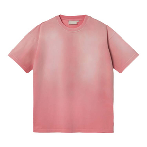 Camiseta de Algodón con Lavado Ácido para Hombre, Estilo Vintage, Casual, Urbana, Corte Regular, 100% Algodón, Secado Rápido, Transpirable, Color Sólido, para Verano y Actividades al Aire Libre - Product Image 1