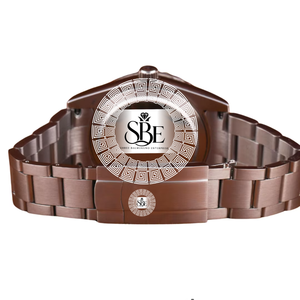 Reloj Cronógrafo de Acero Inoxidable con Movimiento ETA de Cuarzo en Oro Rosa, de Buena Calidad y Diseño Exquisito, para Fiestas de Negocios, Uso Diario, Venta al Por Mayor - Product Image 4