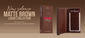 Charmlash <b>Lash</b> <b>Extension</b> Supplies Wholesale <b>Brown</b> <b>Lash</b> Trays Eyelash Packaging Box Matte <b>Brown</b> Single Individual Multi Color - Product Image 5