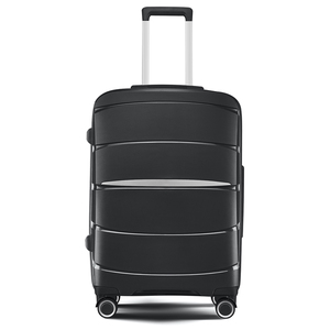Valise de voyage Roziv Sports en cuir véritable avec roulettes pivotantes, légère, extensible, approuvée pour la cabine et le bagage à main, idéale pour les week-ends - Product Image 2