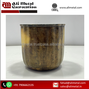 Vintage Vibes <b>Antiqued</b> Metal Planters <b>Garden</b> Indoor outdoor decoration and fully customizable - Product Image 4