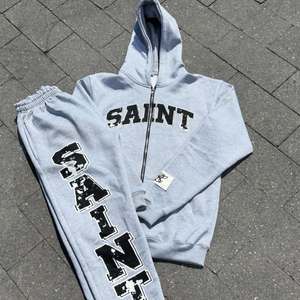 Chándal de invierno de talla grande, grueso, liso, con lavado ácido, personalizable con marca, etiqueta privada, suministro al por mayor - Product Image 1