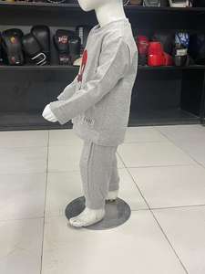 Ensembles de vêtements pour enfants, garçons et filles, en molleton uni, sweat-shirts et pantalons, 2 pièces/ensembles, vêtements d'hiver pour enfants, survêtement pour tout-petits - Product Image 3