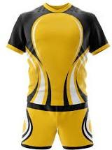 Uniforme de rugby en coton mélangé doux, conçu pour assurer au joueur un confort et une sécurité optimaux tout en offrant une résistance accrue lors de chaque match. - Product Image 2